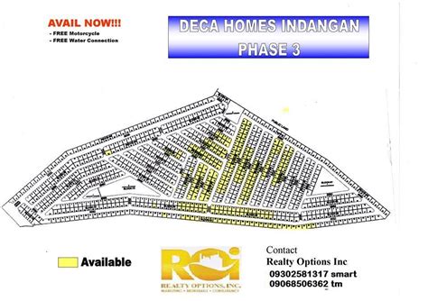 Updated Map of Deca Homes Indangan, 